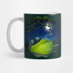 Beetle Under The Moon Mug